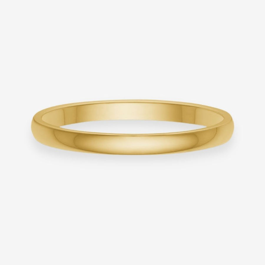Camilla Krøyer Jewellery Classic Band Ring 18K guldbelagt 2mm