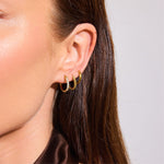 Classic Twist Hoop Earrings 18K Gold Plated 10mm