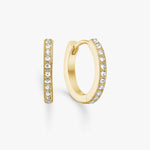 Camilla Krøyer Jewellery Krystal Creoler 18K Guldbelagt 12mm