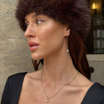 Krystal Teardrop Øreringe 18K Guldbelagt