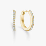 Camilla Krøyer Jewellery Krystal Creoler 18K Guldbelagt 14mm 