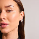 Scoria Creoler 925S Sølvbelagt 14mm