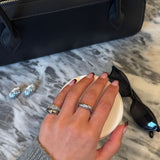 Wind Loop Ring Sølvfarvet