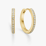 Camilla Krøyer Jewellery Krystal Creoler 18K Guldbelagt 16mm