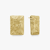 Wind Square Earrings 18K Gold Plated
