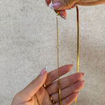 Smykke Extender/forlænger 18k Guldbelagt 5cm