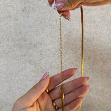 Smykke Extender/forlænger 18k Guldbelagt 5cm