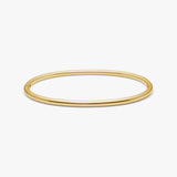 Oval Dome Bangle 18K Gold Plated