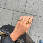 Camilla Krøyer Jewellery Star Dome Ring 18K Guldbelagt