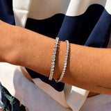 Tennis Luxe Armbånd 18K Guldbelagt 4mm