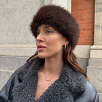 Ovale Classic Krystal Creoler 18K Guldbelagt Lille