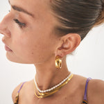 Camilla Krøyer Jewellery Chunky Hoops 18k Guldbelagt Stor