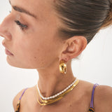 Camilla Krøyer Jewellery Chunky Hoops 18k Guldbelagt Stor