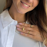 CKJ23 Scoria Organic Olivione Necklace [LIMITED EDITION]