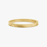 Sun Kiss Band Ring 18K Guldbelagt 2mm