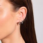 Classic Twist Creole Silver 10mm