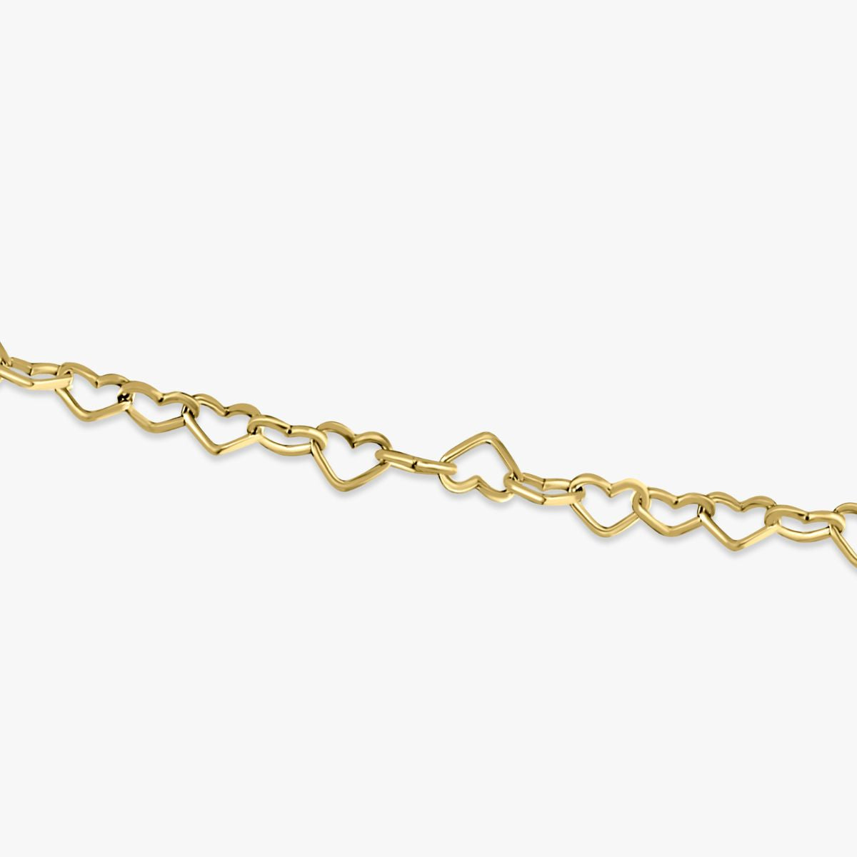 Heart Eternity Halskæde 18K Guldbelagt