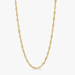 Twisted Halskæde 18K Guldbelagt