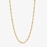 Twisted Halskæde 18K Guldbelagt