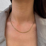 Figaro Choker 18K Guldbelagt 3mm