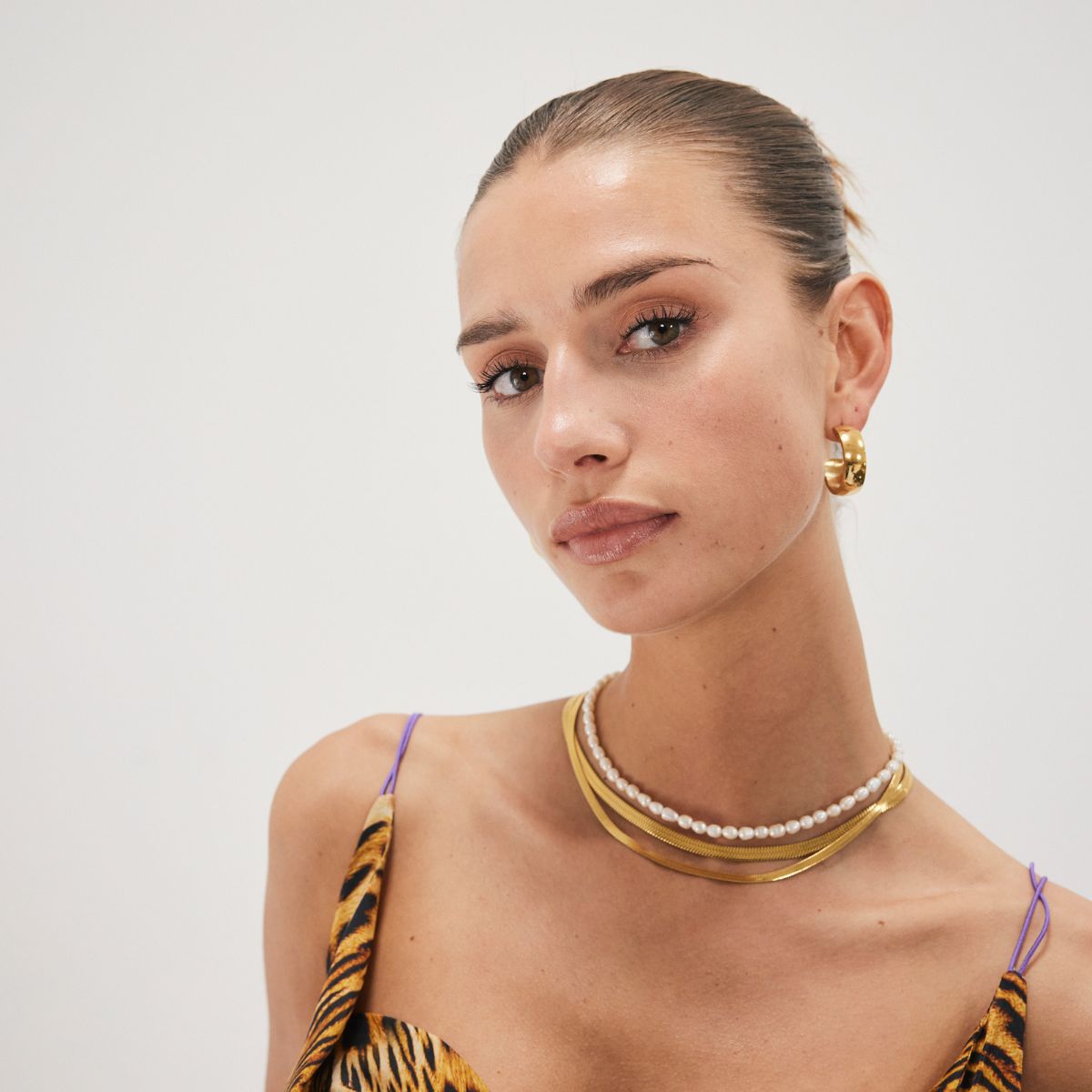 Camilla Krøyer Jewellery Chunky Hoops 18k Guldbelagt Stor