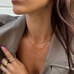 Figaro Choker 18K Guldbelagt 3mm