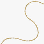 Twisted Halskæde 18K Guldbelagt