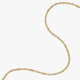 Twisted Halskæde 18K Guldbelagt