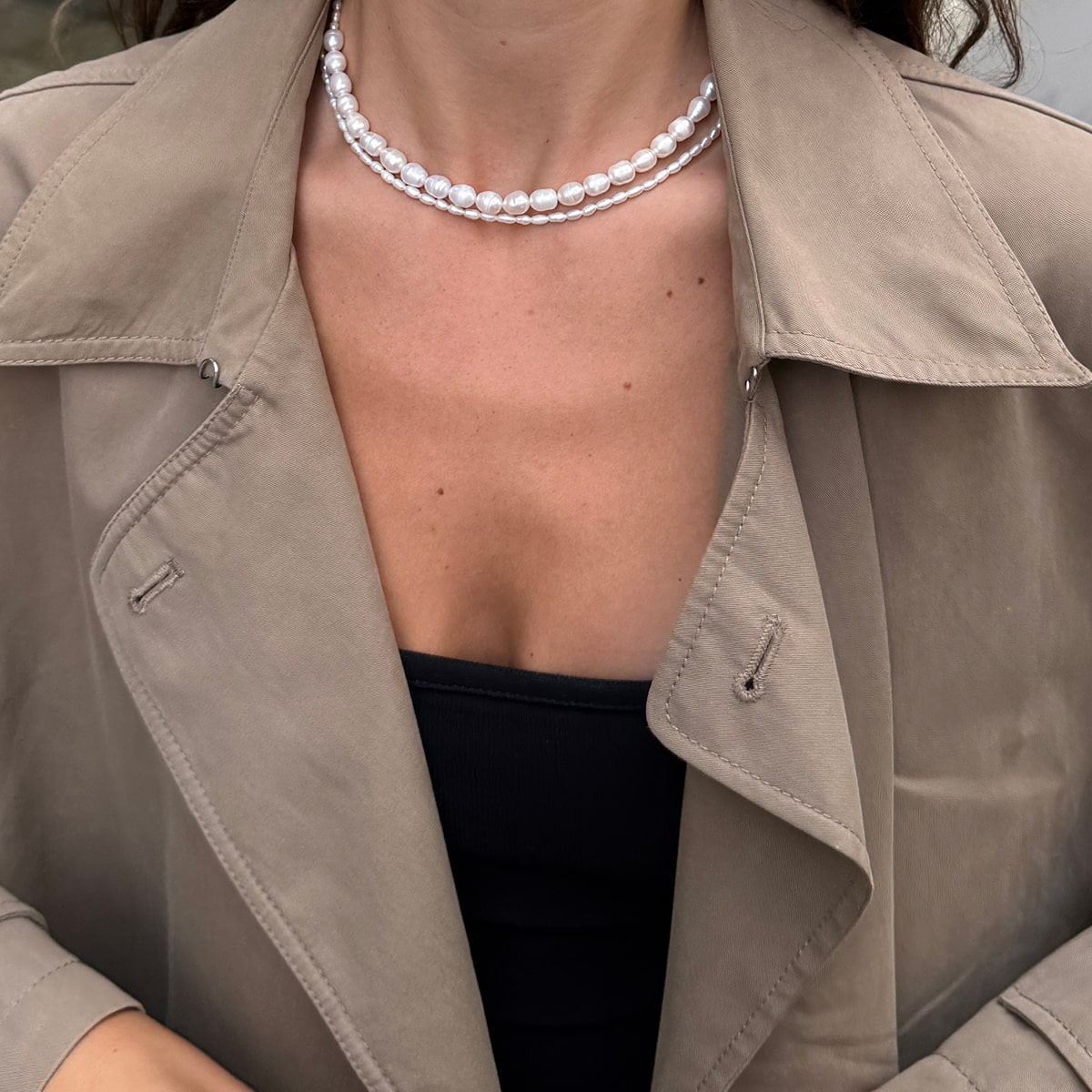3mm Classic perle halskaede
