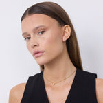 Floating Crystal Set 18K Gold Plated