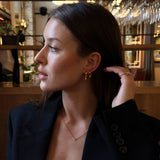 Heart Classic Creoler 18K Guldbelagt Stor