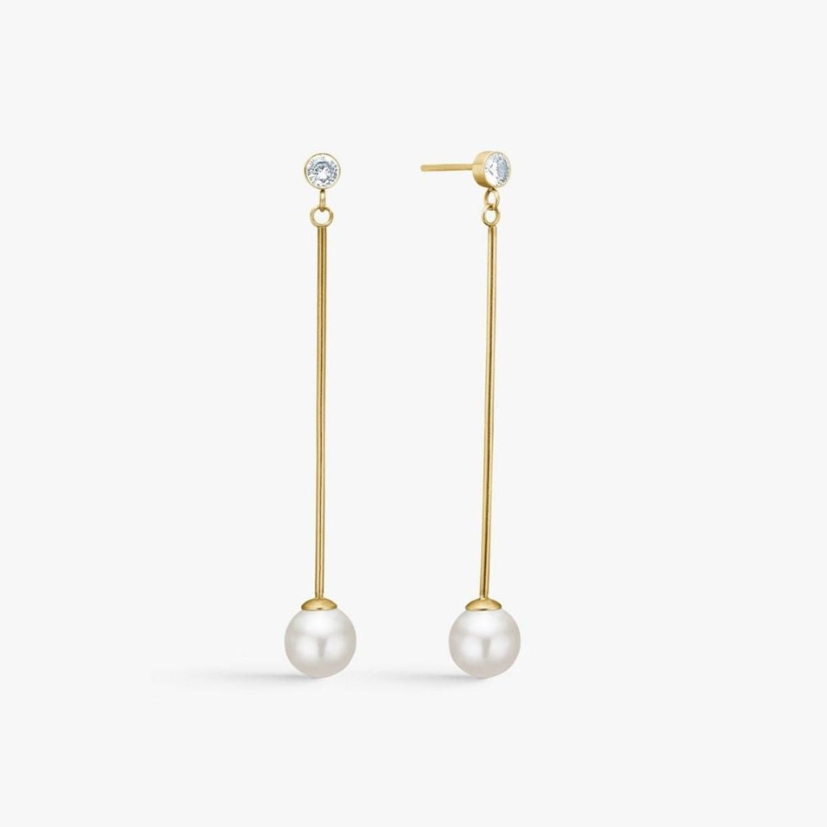 Panser Facet Perle Armbånd 18K Guldbelagt 5mm