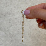 Smykke Extender/forlænger 18k Guldbelagt 5cm