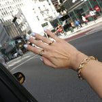 Rope Armbånd 18K Guldbelagt 8mm