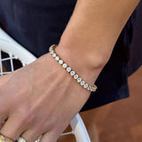 Tennis Luxe Armbånd 18K Guldbelagt 4mm