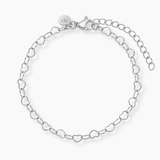 Heart Eternity Armbånd Sølvfarvet