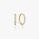 Classic Krystal Creoler 18K Guldbelagt 12mm