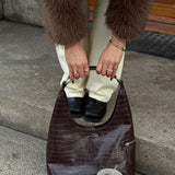 Oval Dome Bangle 18K Gold Plated