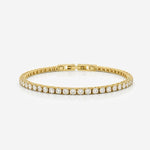 Tennis Luxe Armbånd 18K Guldbelagt 3mm