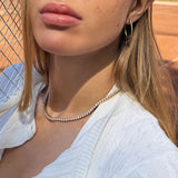Tennis Luxe Halskæde 18K Guldbelagt 3mm