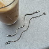 Twisted Armbånd Sølvfarvet