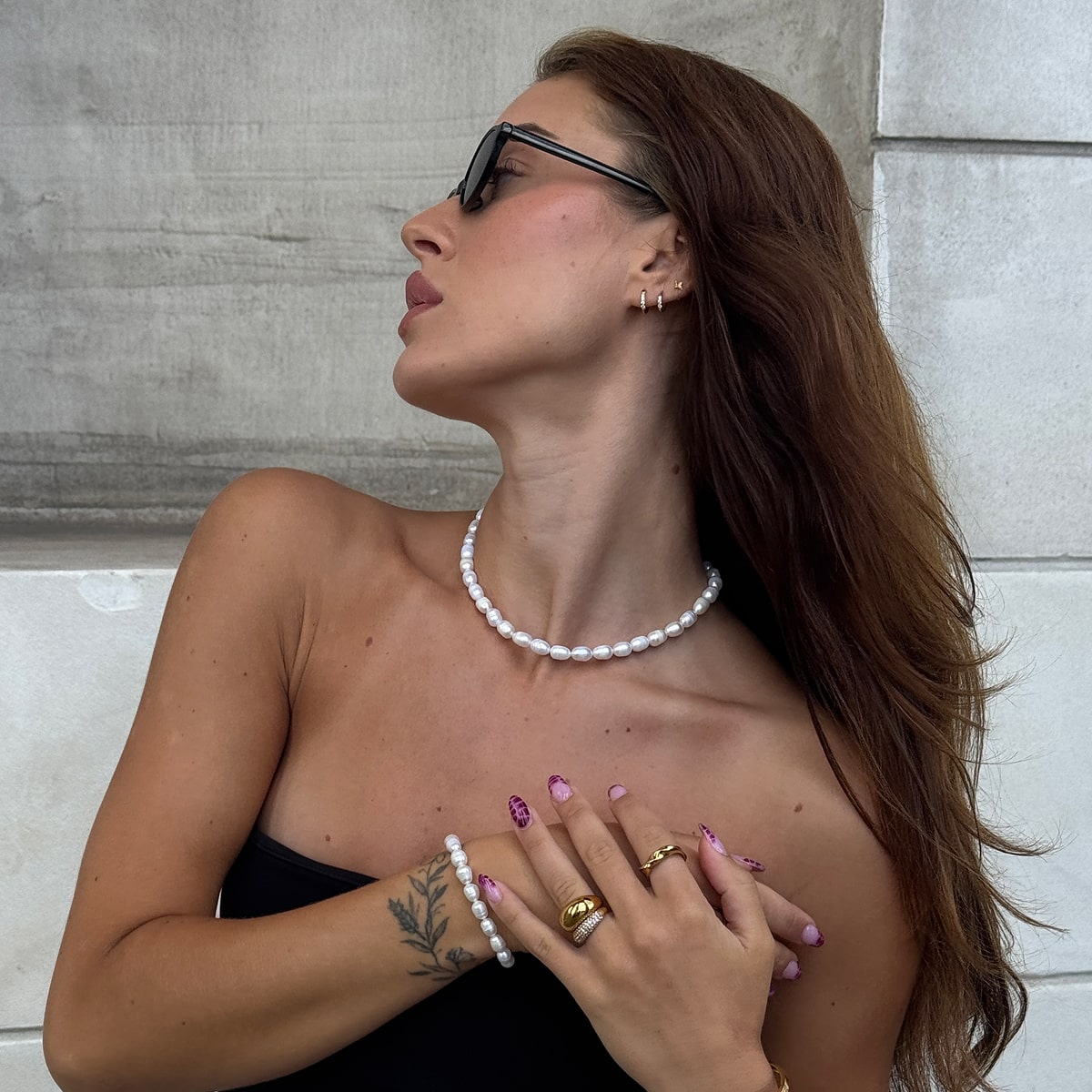 7mm classic perle halskaede