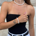 7mm classic perle armbaand