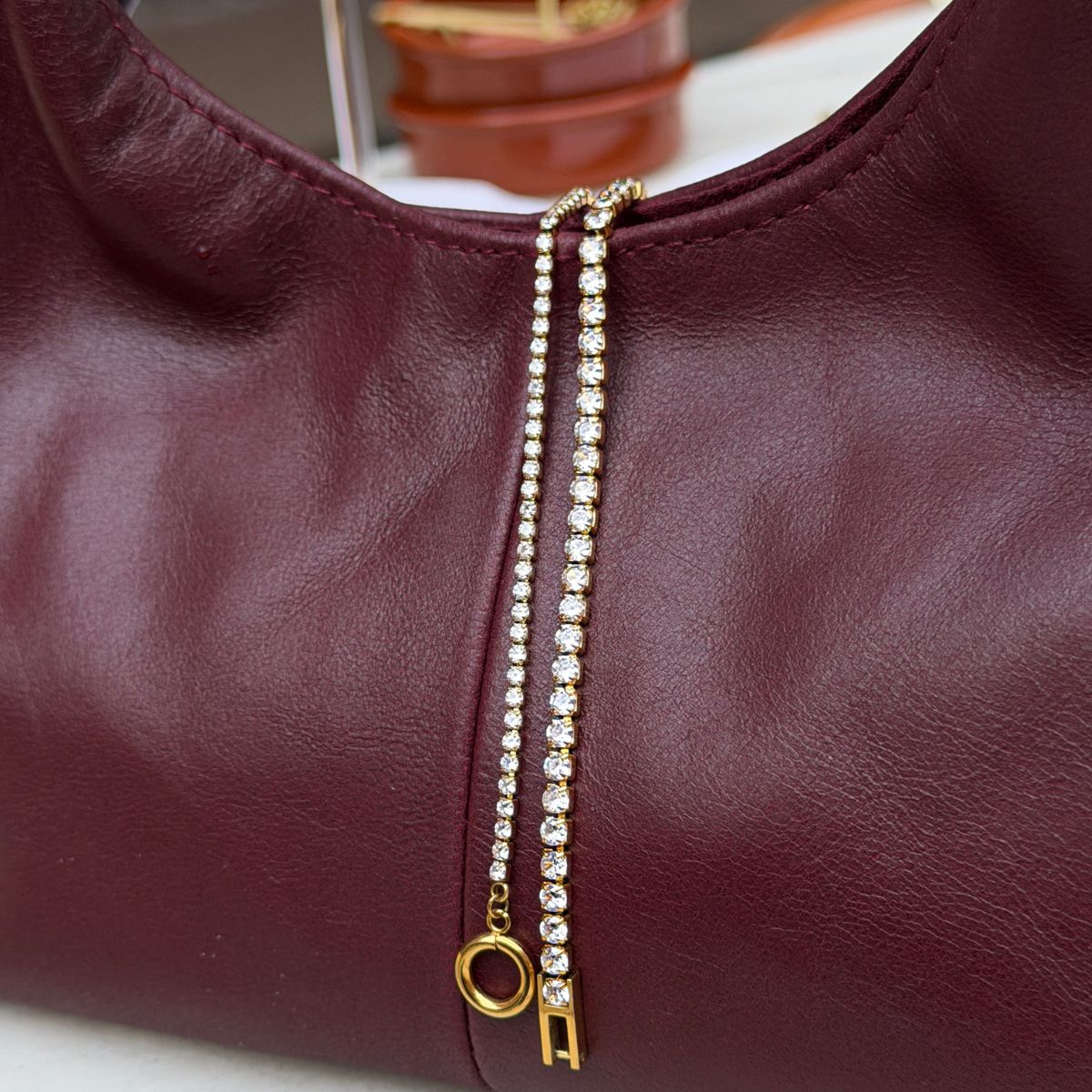 Tennis Krystal Armbånd 18K Guldbelagt 2mm