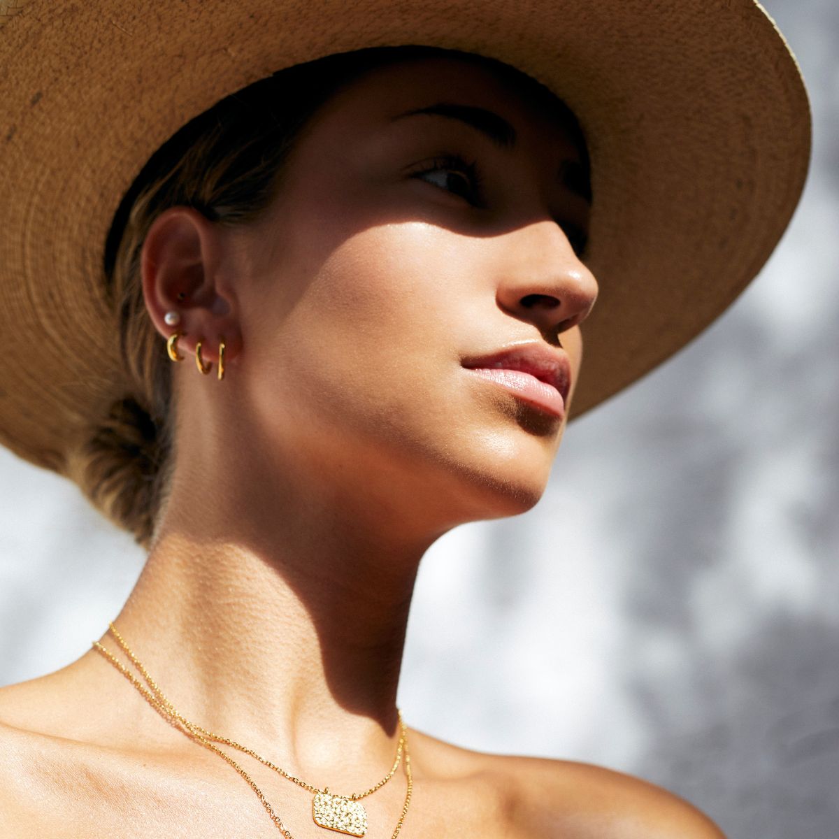 Camilla Krøyer Jewellery Classic Creoler 18K Guldbelagt 10mm med perle