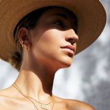 Camilla Krøyer Jewellery Classic Creoler 18K Guldbelagt 10mm med perle