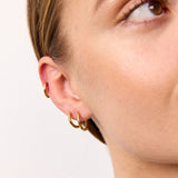 Camilla Krøyer Jewellery Classic Creoler 18K Guldbelagt 12mm med Classic Creoler