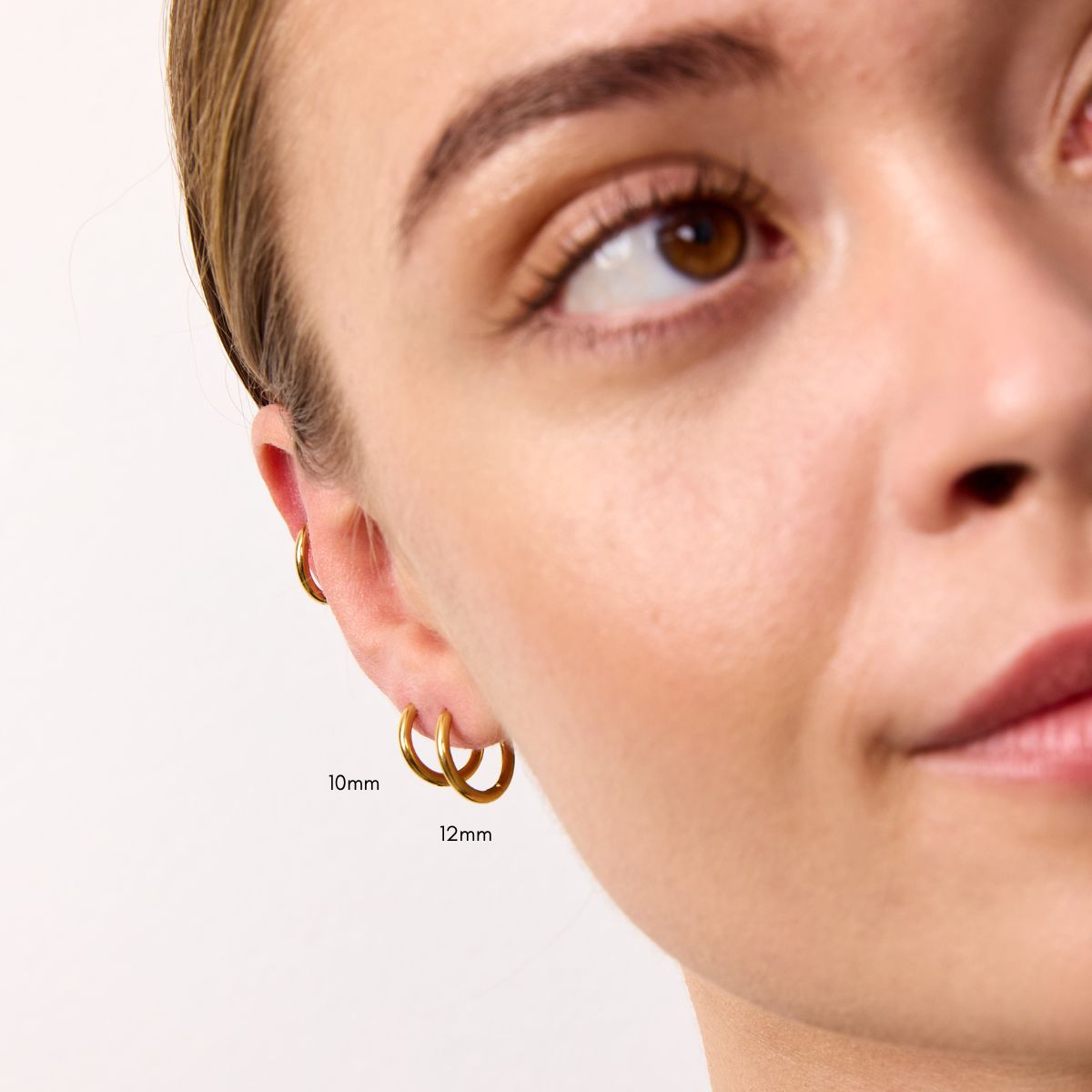 Camilla Krøyer Jewellery Classic Creoler 18K Guldbelagt 12mm med 10mm