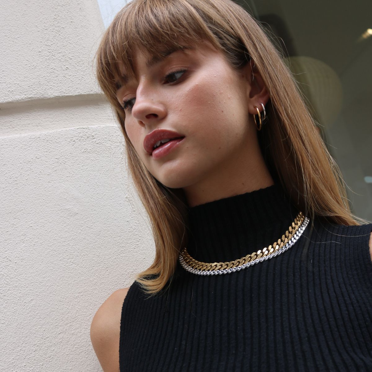 Camilla Krøyer Jewellery Classic Creoler 18K Guldbelagt 25mm med Panser