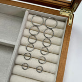 Classic Creoler Sølvfarvet 10mm i alle størrelser